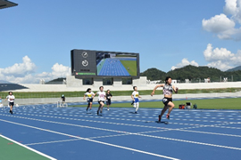 陸上競技の様子