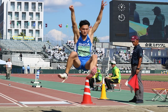 特別国民体育大会・全国障害者スポーツ大会 滋賀県選手団 陸上競技の様子