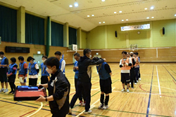 バレーボール競技の様子