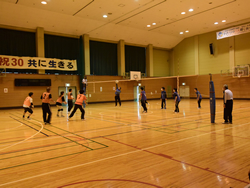バレーボール競技の様子